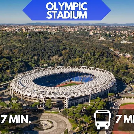 Ponte Milvio-olympic Stadium Modern דירה