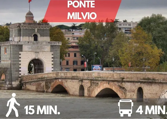 דירה Ponte Milvio-olympic Stadium Modern *