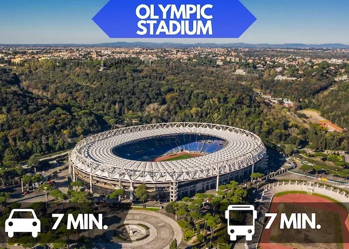 Ponte Milvio-olympic Stadium Modern דירה