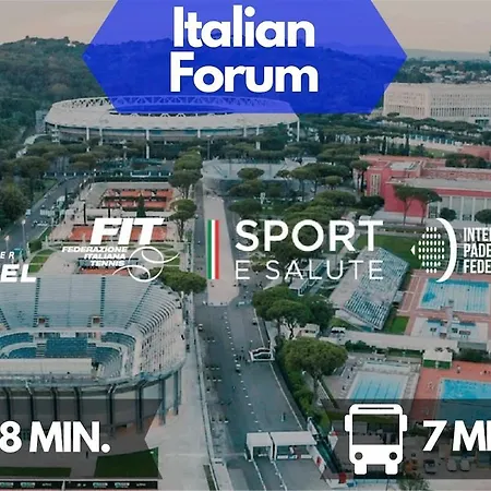 شقة Ponte Milvio-olympic Stadium Modern روما