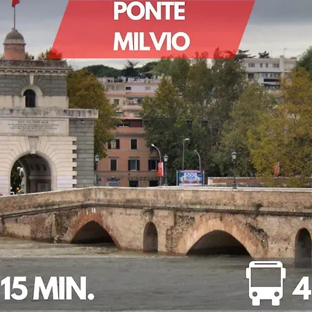 דירה Ponte Milvio-olympic Stadium Modern *